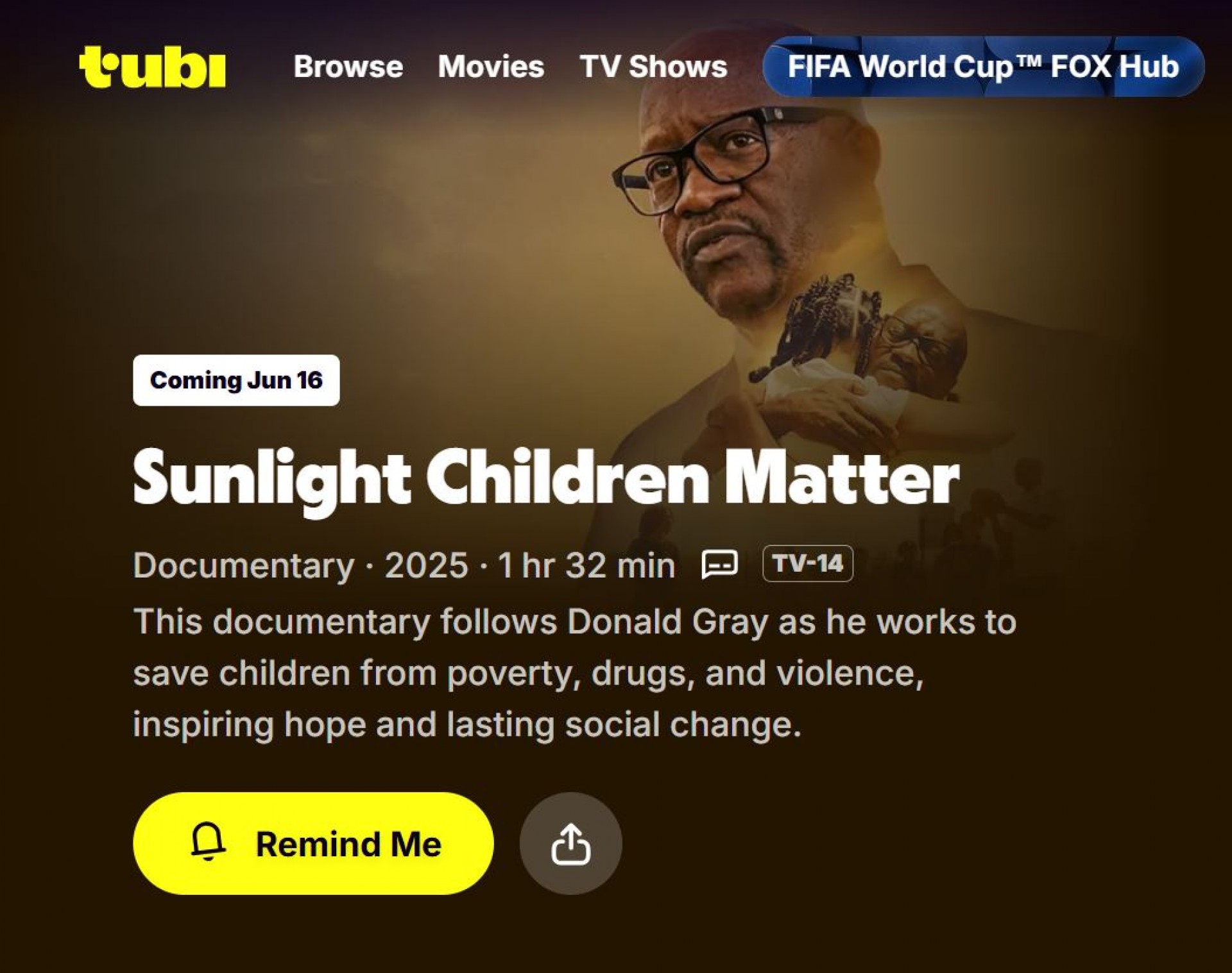 Watch Sunlight Children Matter Trailer